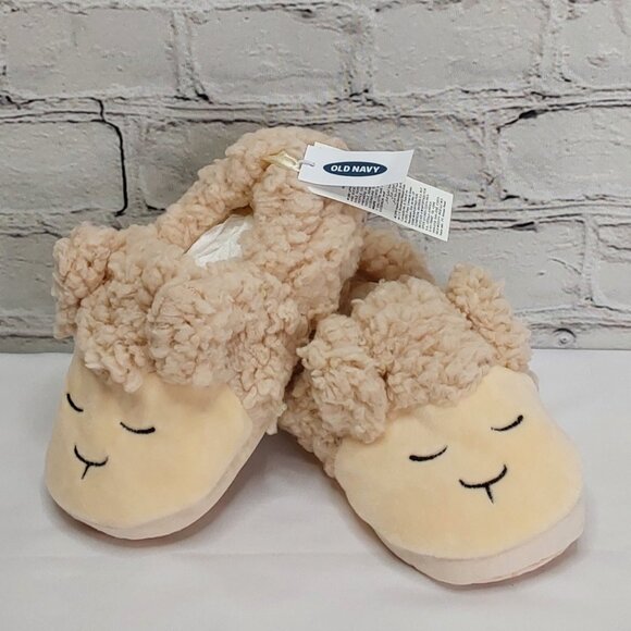 'OLD NAVY' O CRITTER 'LOVEY LAMB' SLIPPERS SHERPA LINED PILLOW SOFT - Picture 16 of 16